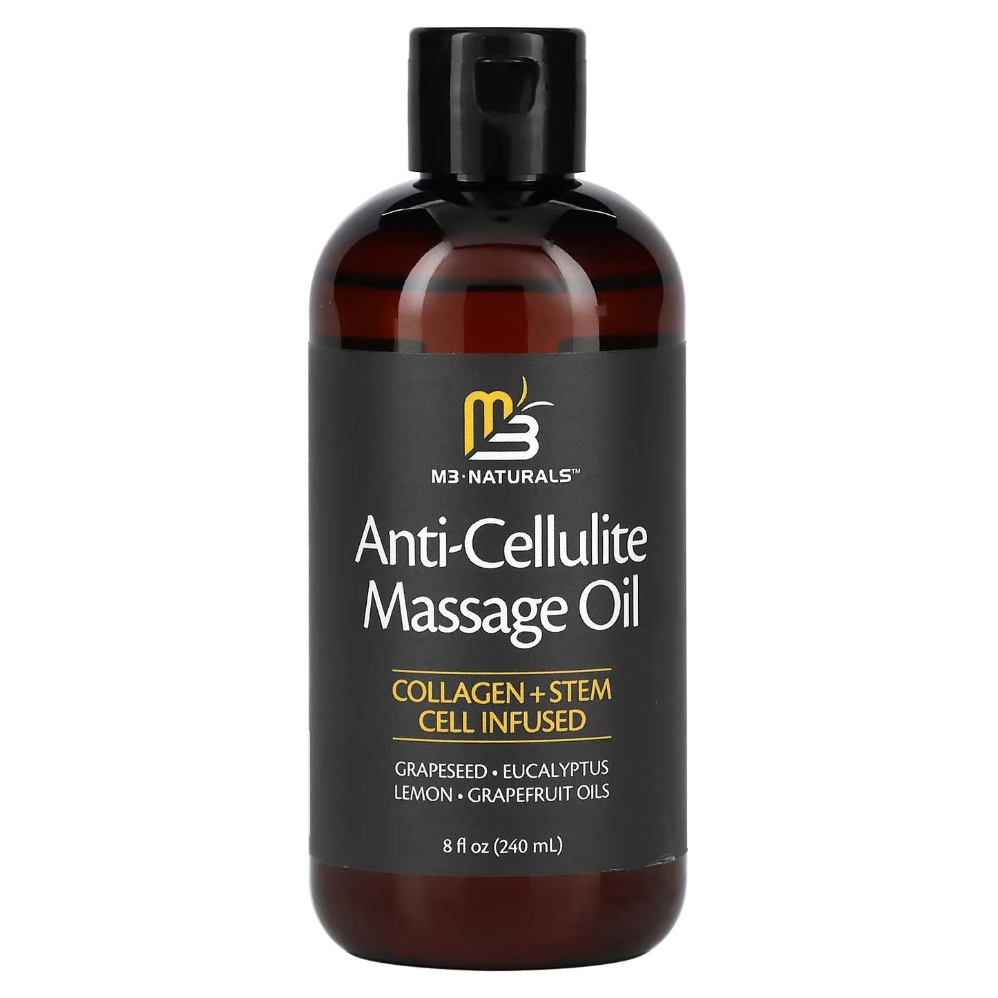 M3 Naturals Anti-Cellulite Massage Oil Size: 8 FL OZ / 240 ml