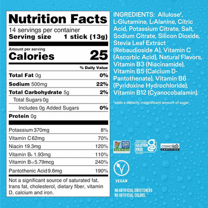 Liquid I.V. Sugar-Free Hydration Multiplier - Ring Pop Cherry - Hydration Powder Packets | Electrolyte Powder Drink Mix | Convenient Single-Serving Sticks | 8 Vitamins & Nutrients | 1 Pack (14 Servings)