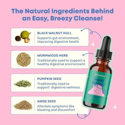 JoySpring Kids' Liquid Cleanse – Natural Digestive Health Support - 1 oz-Shop